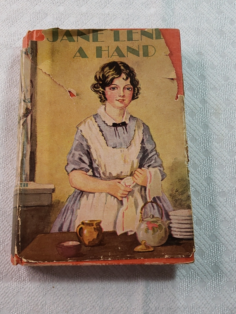 Hardcover Book 1923 Jane Lends A Hand Watkins